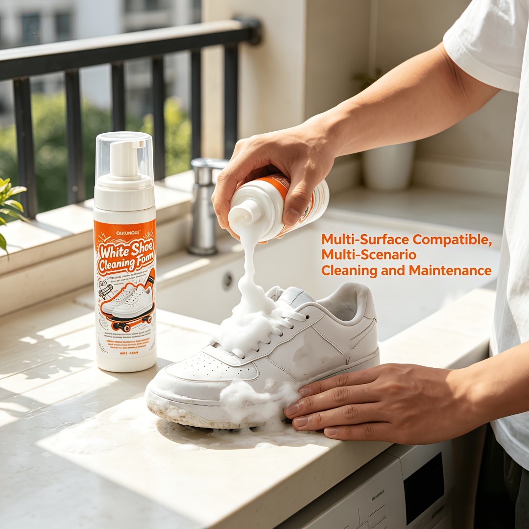 Portable No Rinse White Shoe C - Sneaker Cleaner บทวิจารณ์และราคา