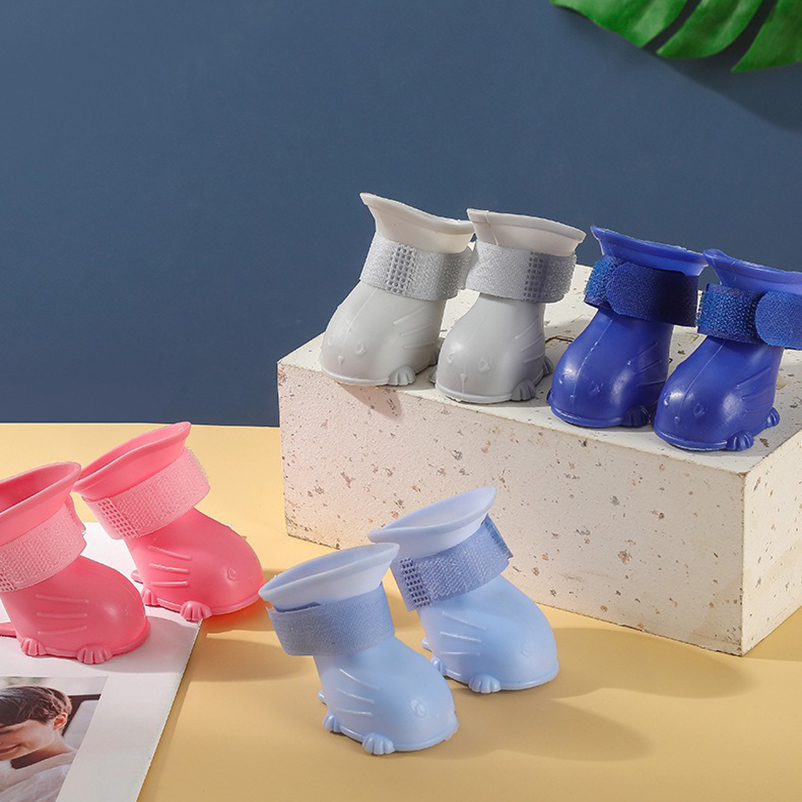 4-Piece Waterproof Dog Rain Sh - Shoe Polish Cream บทวิจารณ์และราคา