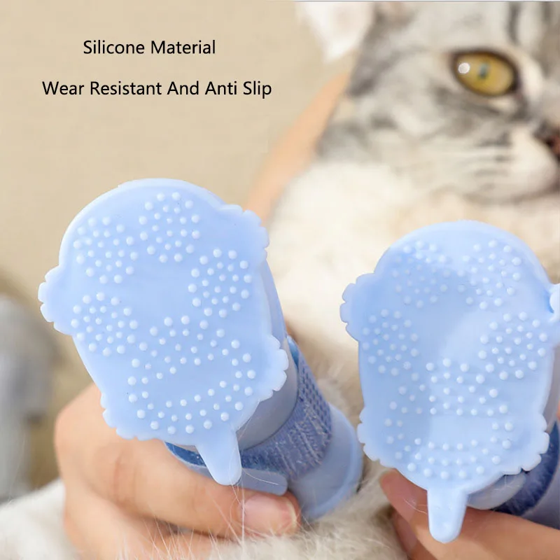 4-Piece Waterproof Dog Rain Sh - Shoe Polish Cream บทวิจารณ์และราคา