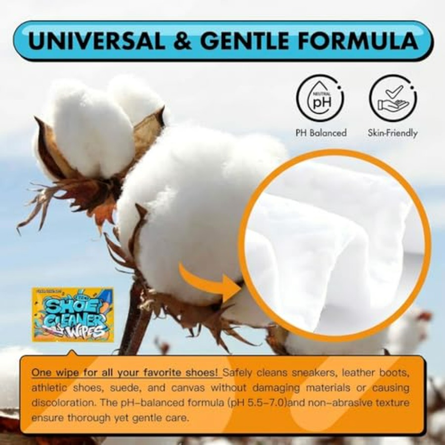 Shoe Cleaner Wipes, Shoe Clean - Sneaker Cleaner บทวิจารณ์และราคา