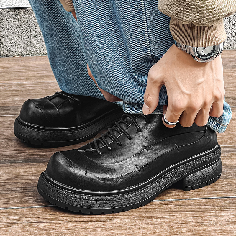 Men's Brown Leather Shoes Men' - Sneaker Career บทวิจารณ์และราคา