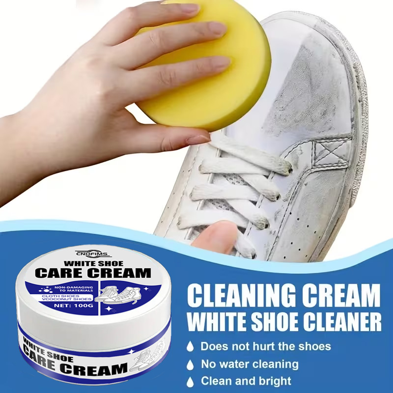 White Shoe Cleaner Cream: Stai - Sneaker Cleaner บทวิจารณ์และราคา