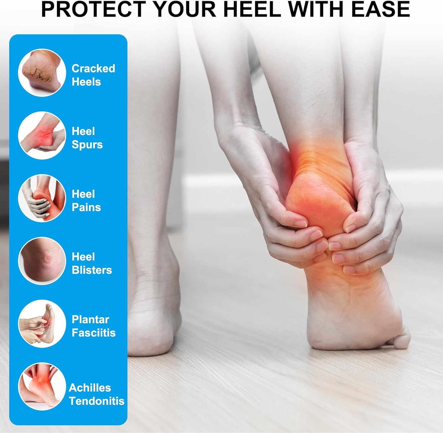 Gel Heel Protector for Heel Pa - Shoe Polish Cream บทวิจารณ์และราคา