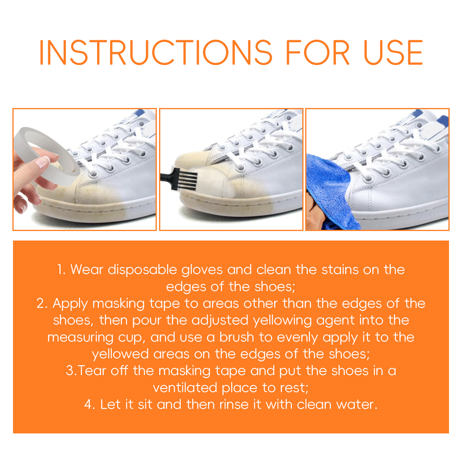 Instant Shoe Cleaner Removes D - Sneaker Cleaner บทวิจารณ์และราคา