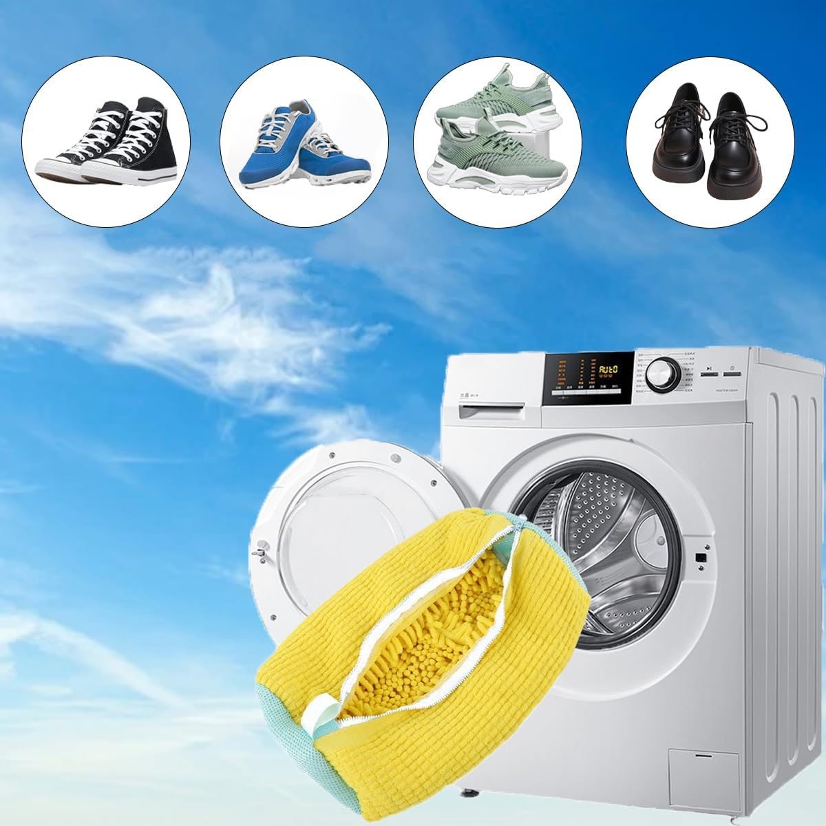 Washing Machine Shoe Bag Sneak - Sneaker Care Laundry บทวิจารณ์และราคา