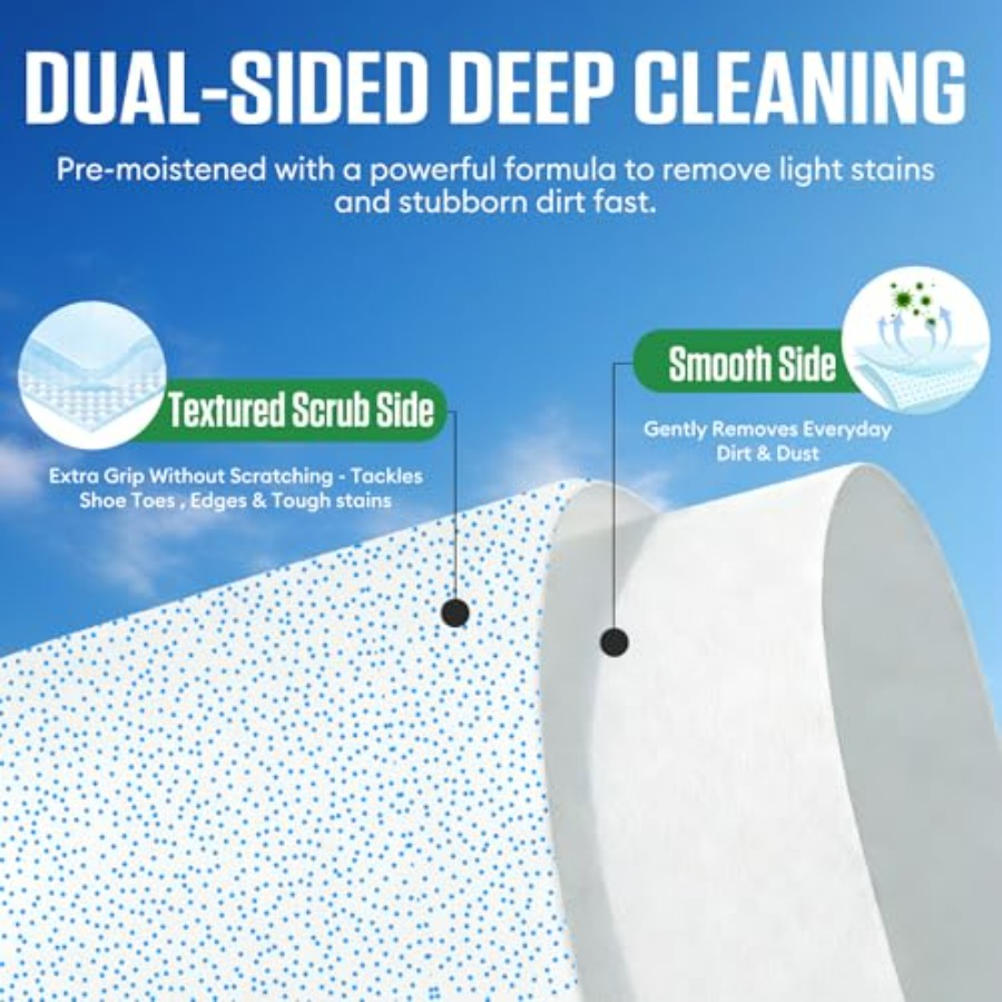 Sneaker Cleaning Wipes, Dual-S - Sneaker Cleaner บทวิจารณ์และราคา