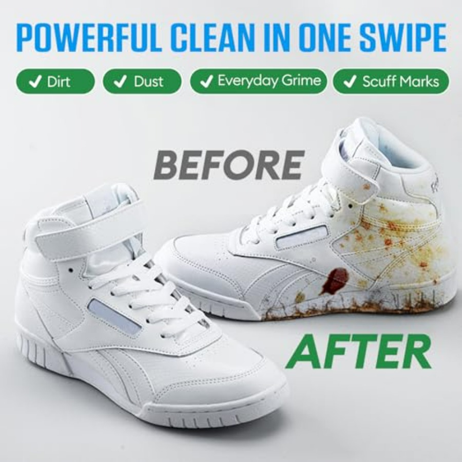 Sneaker Cleaning Wipes, Dual-S - Sneaker Cleaner บทวิจารณ์และราคา