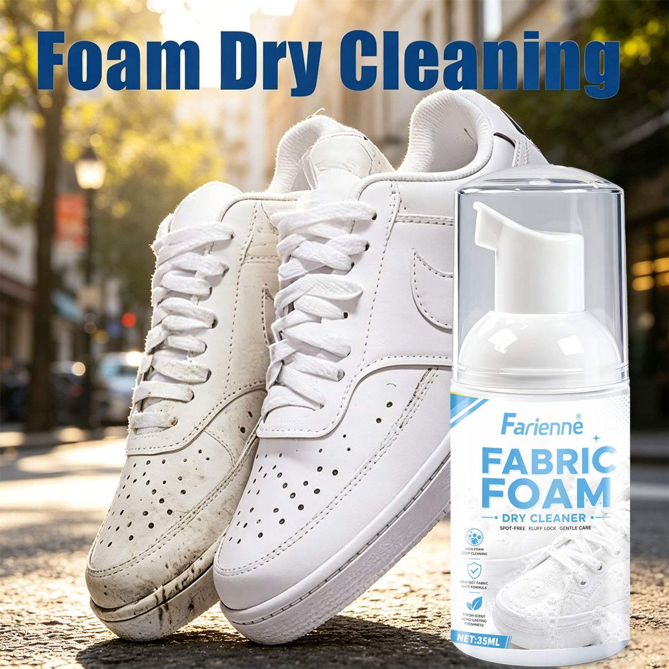 Farienne Fabric Foam Dry Clean - Sneaker Cleaner บทวิจารณ์และราคา