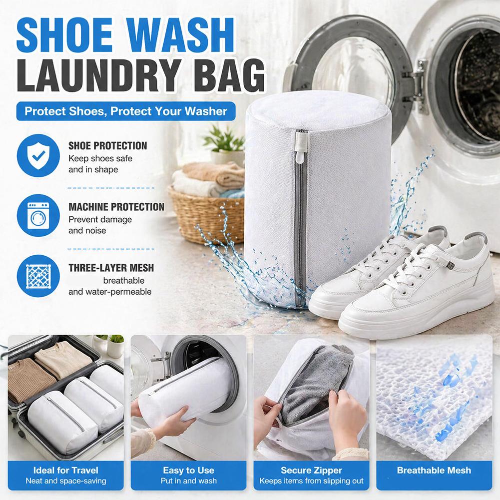 Portable Shoe Wash Laundry Bag - Sneaker Cleaner บทวิจารณ์และราคา
