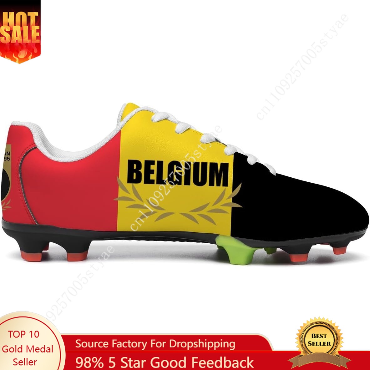 Belgium Flag Soccer Shoes Men  - Sneaker Career บทวิจารณ์และราคา