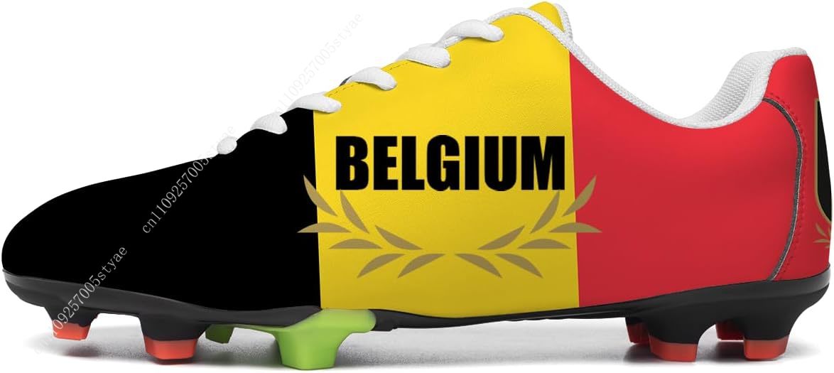 Belgium Flag Soccer Shoes Men  - Sneaker Career บทวิจารณ์และราคา